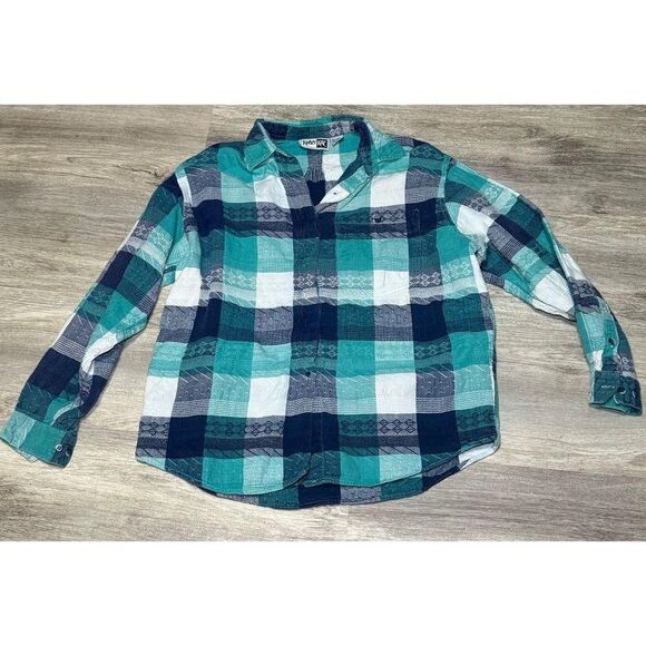 krazy kat Tops - Women's vintage‎ Kraft Kat textured flannel size large